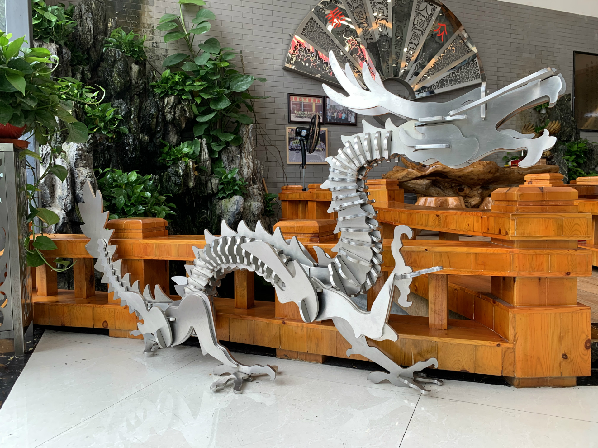 不锈钢大型龙工艺品