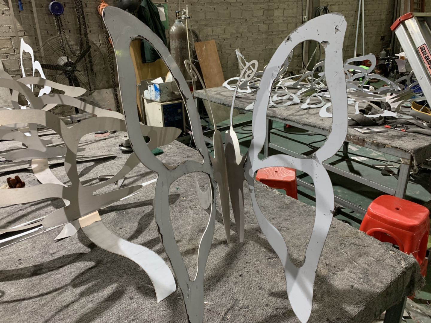 不锈钢楼盘专用蝴蝶饰品