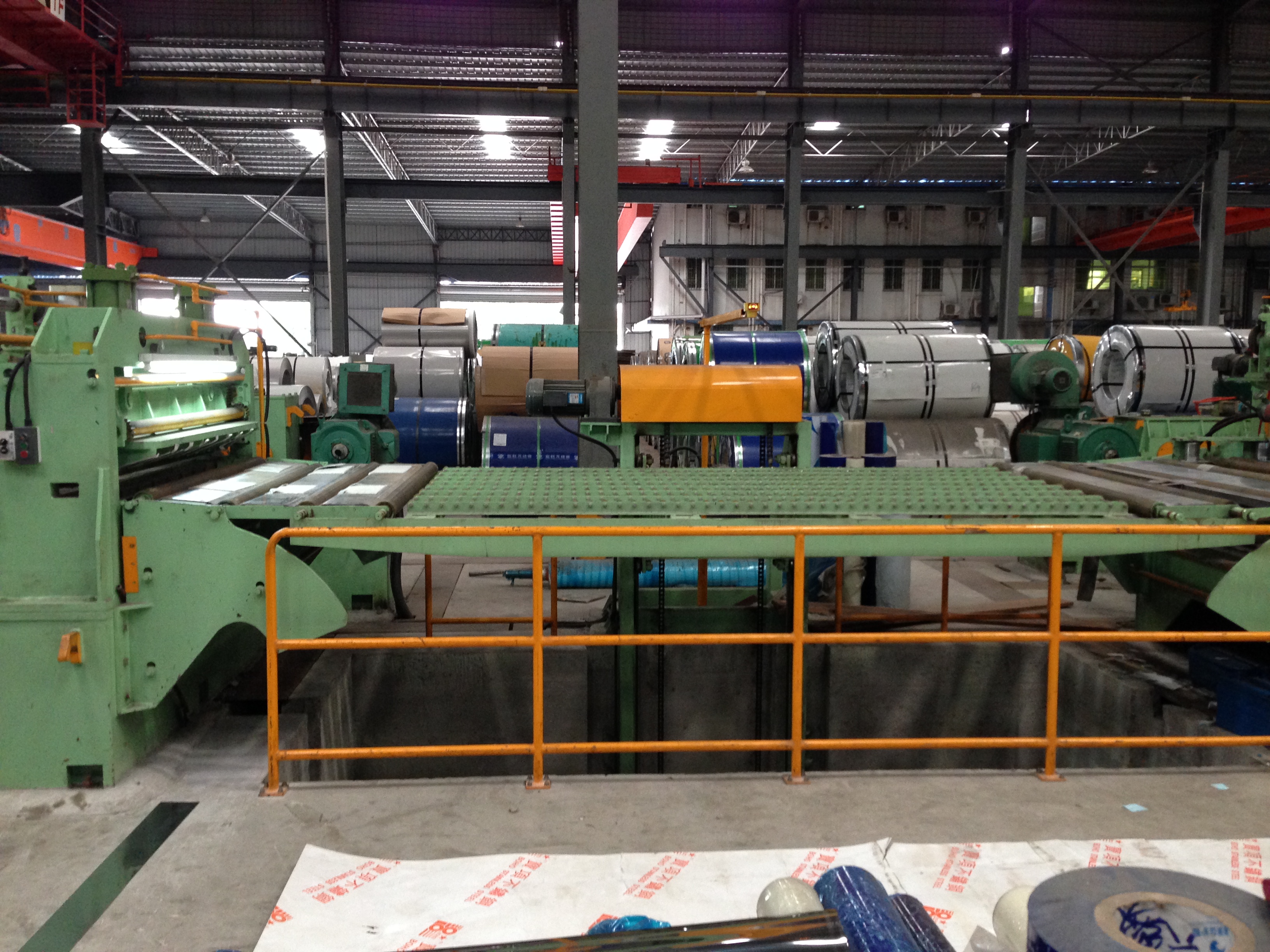 平板分条拉矫机